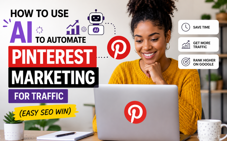 How to Use AI to Automate Your Pinterest Marketing for Traffic (Easy SEO Win)
