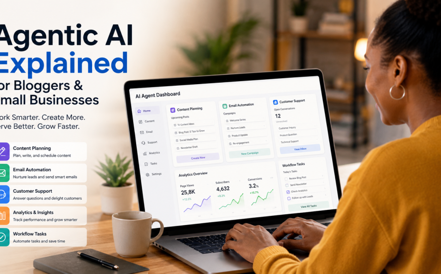 What Is Agentic AI? A Beginner-Friendly Guide for Bloggers and Small Businesses