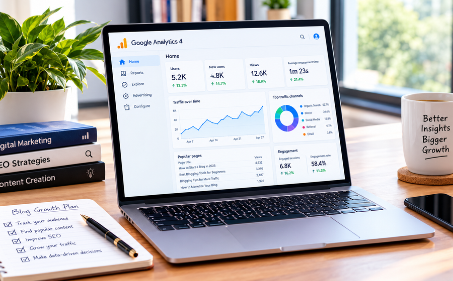 How to Set Up Google Analytics 4 for a New Blog the Right Way